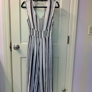 Striped jumpsuit